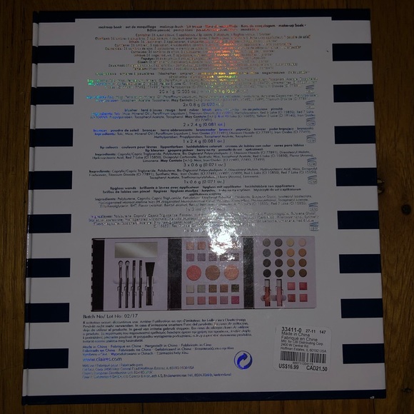 NWT Everything Make Up Book Box Claire’s - Picture 3 of 8